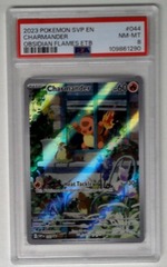 V1602: 2023: Charmander: SVP044: Obsidian Flames ETB: PSA: 8: NM-MT: 109861290